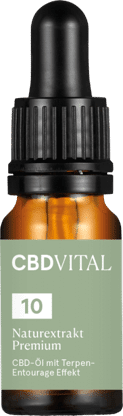 CBD Naturextrakt Premium Öl 10%